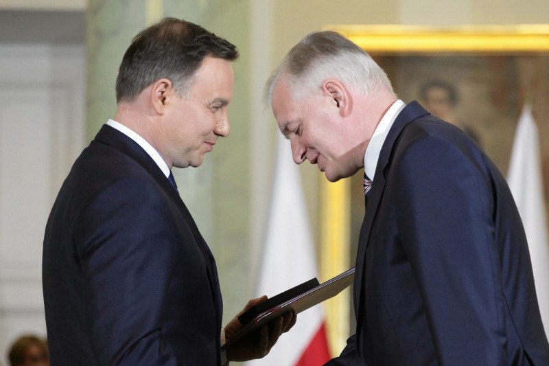 Jarosław Gowin spotkał się z Andrzejem Dudą.