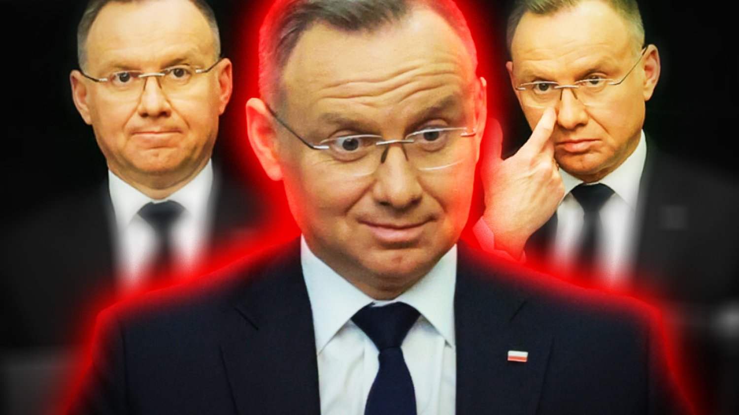 Andrzej Duda podczas exposé Radosława Sikorskiego "przemówił" swoimi minami.