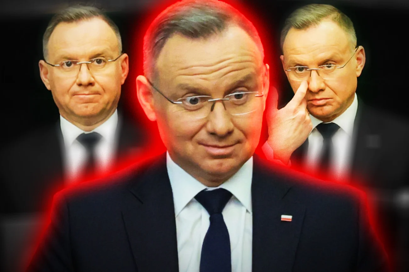 Andrzej Duda podczas exposé Radosława Sikorskiego "przemówił" swoimi minami.