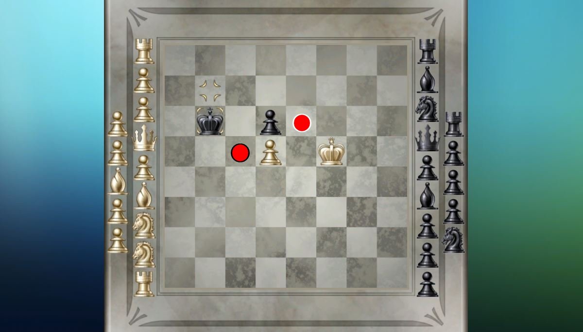 Wygrywa strona, która jako druga stanie na kropce