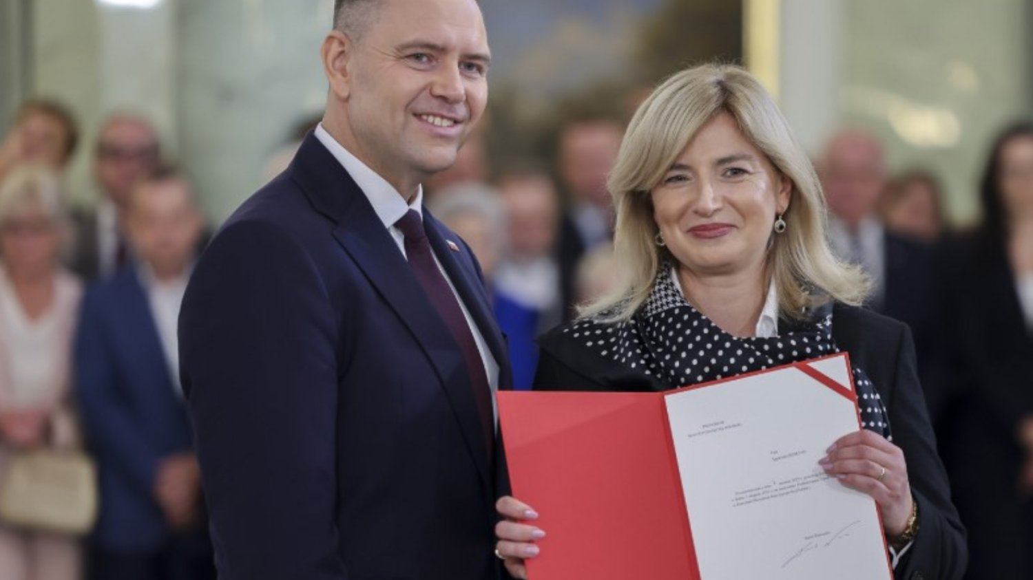 Agnieszka Jędrzak w Kancelarii Nawrockiego.