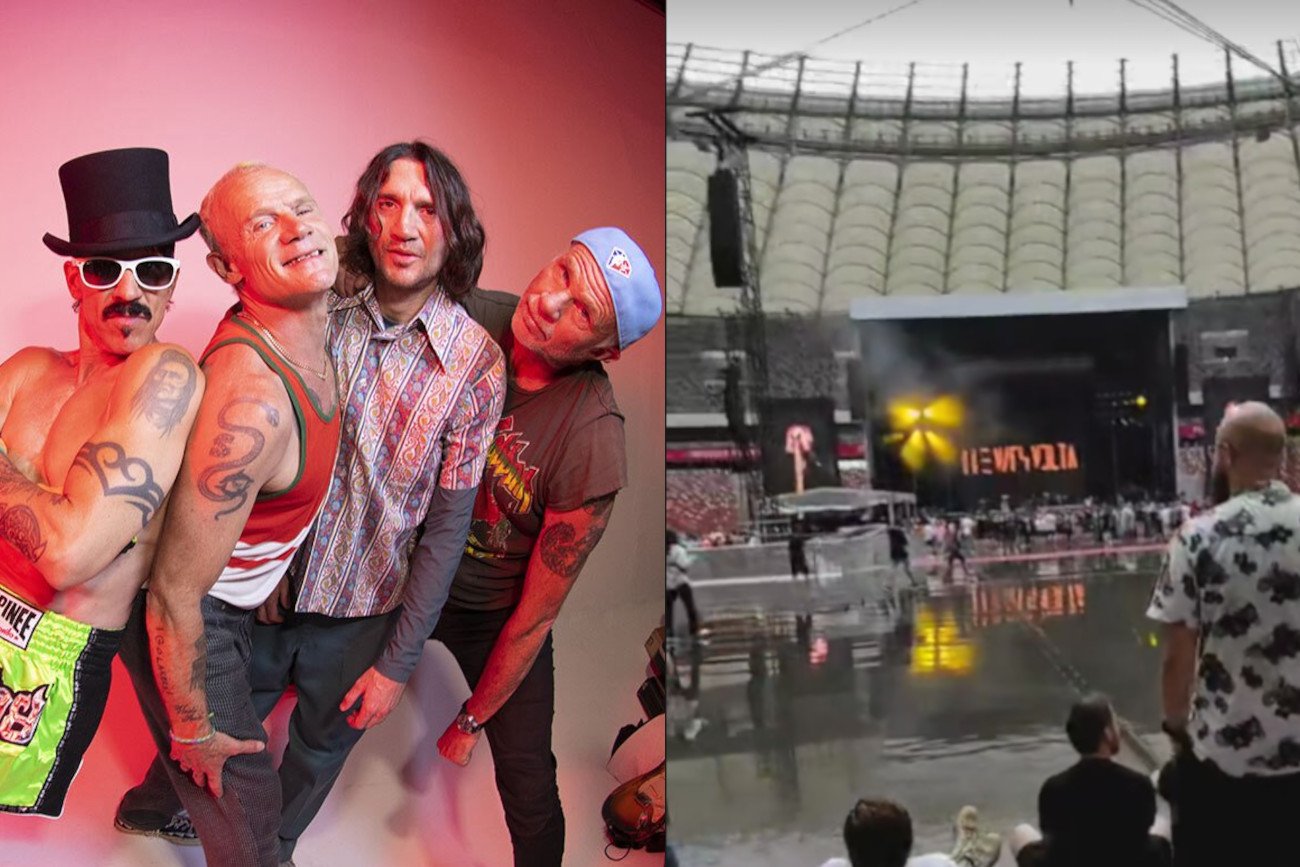 Na stadionie Narodowym wystąpił zespół Red Hot Chili Peppers.