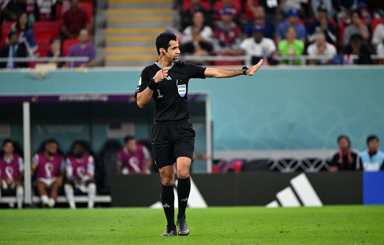 Abdulrahman Al-Jassim był zaskakującym wyborem do obsady meczu o brąz mundialu. Obawy były nieprzypadkowe.