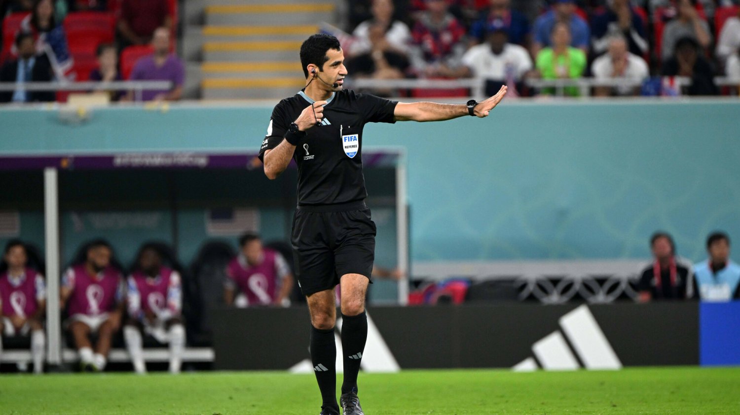 Abdulrahman Al-Jassim był zaskakującym wyborem do obsady meczu o brąz mundialu. Obawy były nieprzypadkowe.