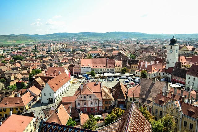 Sybin, Transylwania, Rumunia. European Safest Destinations 2020.