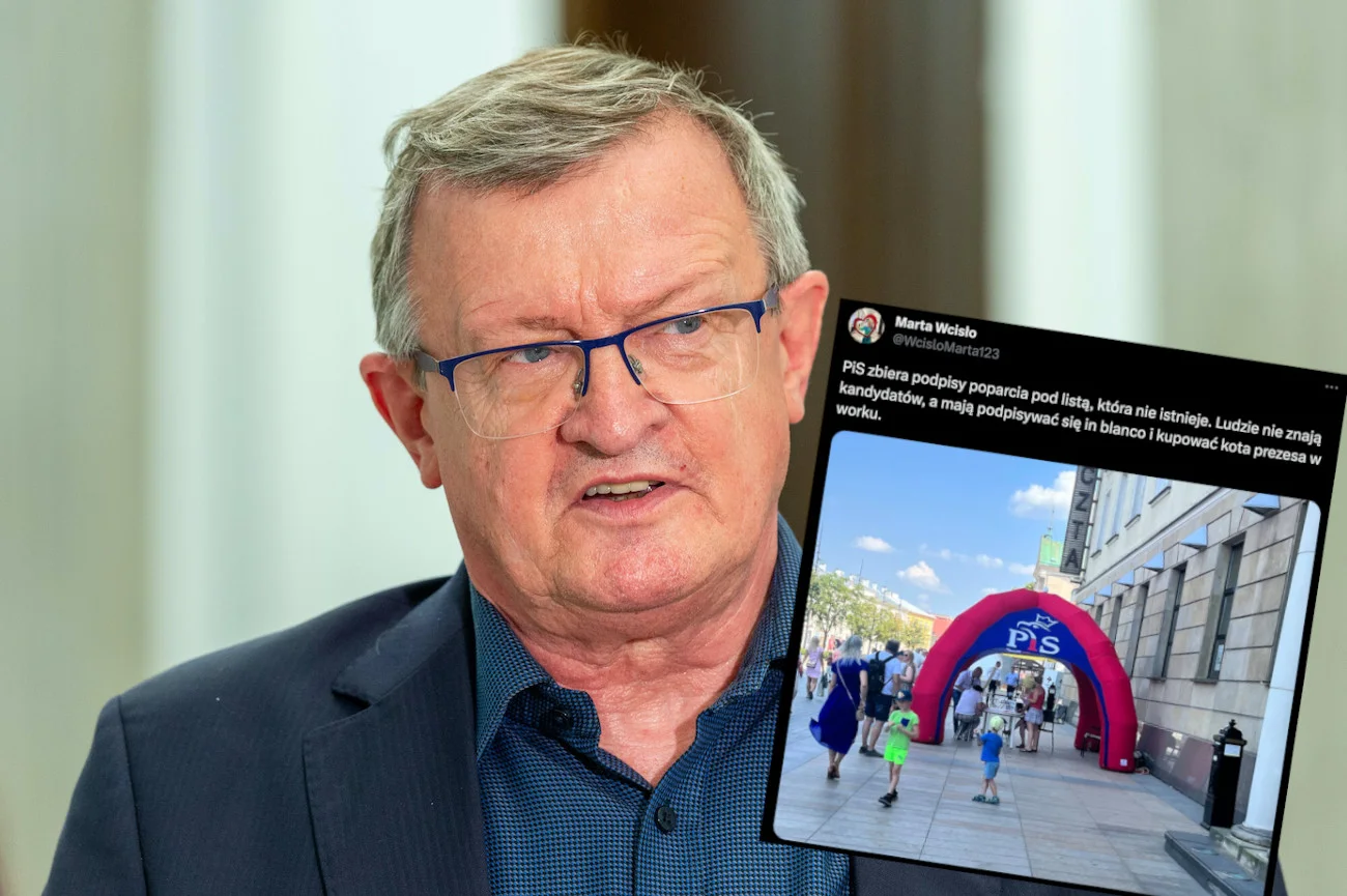 Tadeusz Cymański skrytykował za zbieranie podpisów przed ogłoszeniem list wyborczych.
