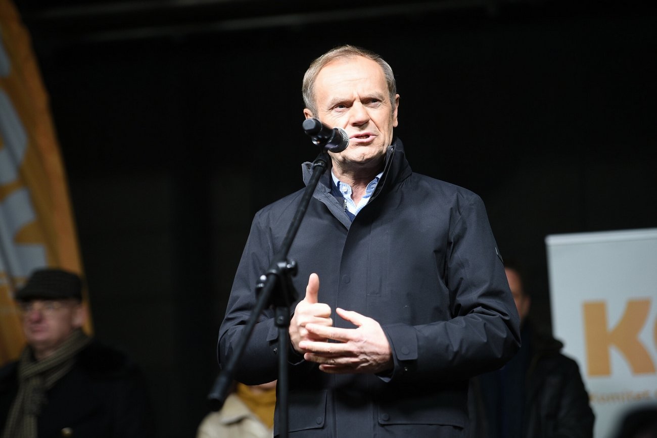 Donald Tusk przytoczył słowa z wiersza Czesława Miłosza.