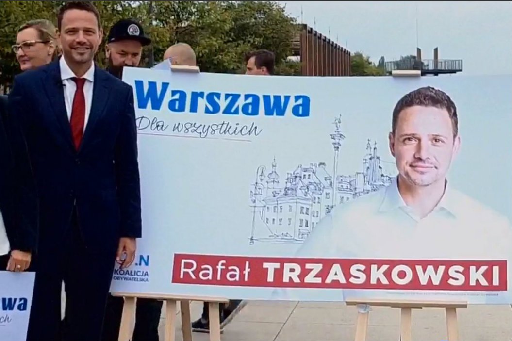 Piotr Guział zarzuca Rafałowi Trzaskowskiemu kradzież hasła wyborczego.