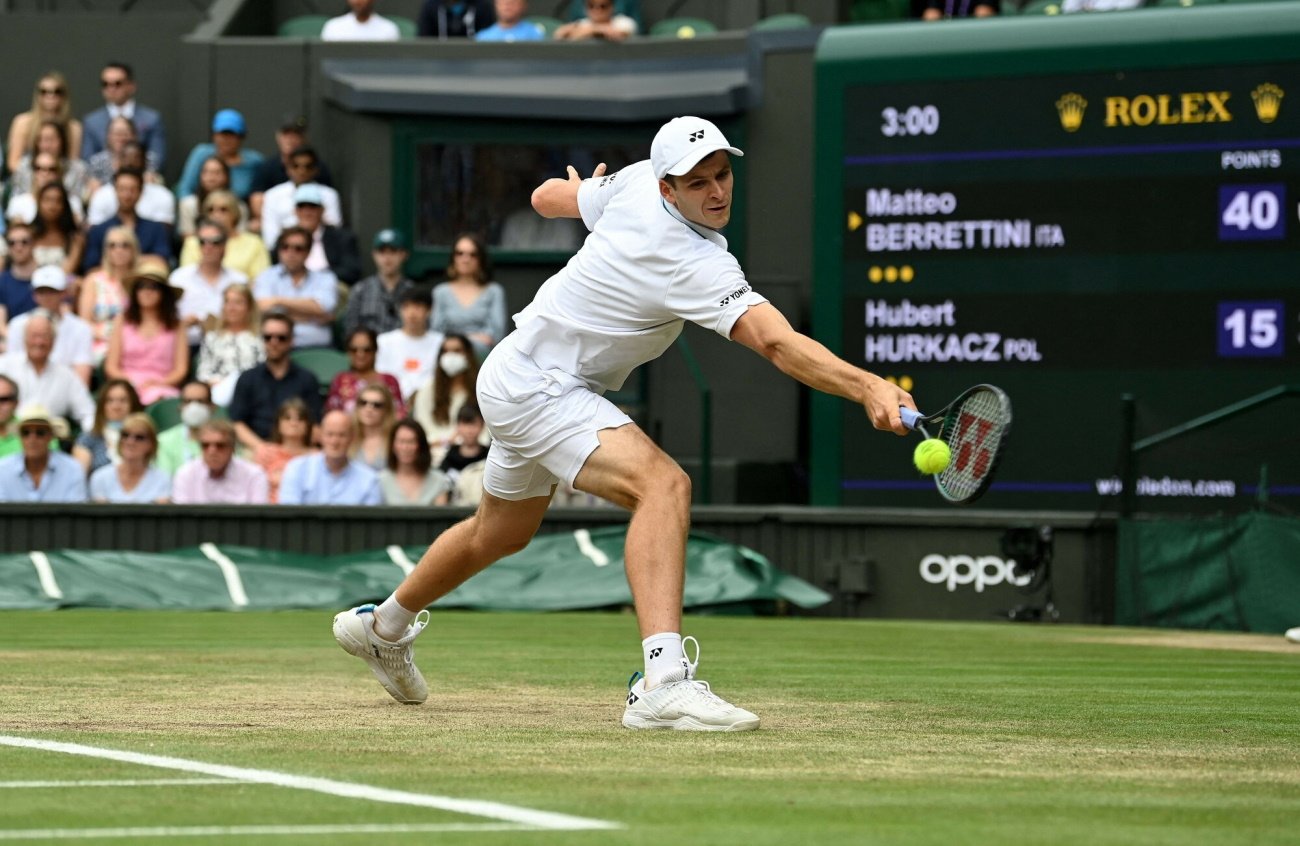 Hubert Hurkacz tym razem nie sprostał rywalowi w walce o finał