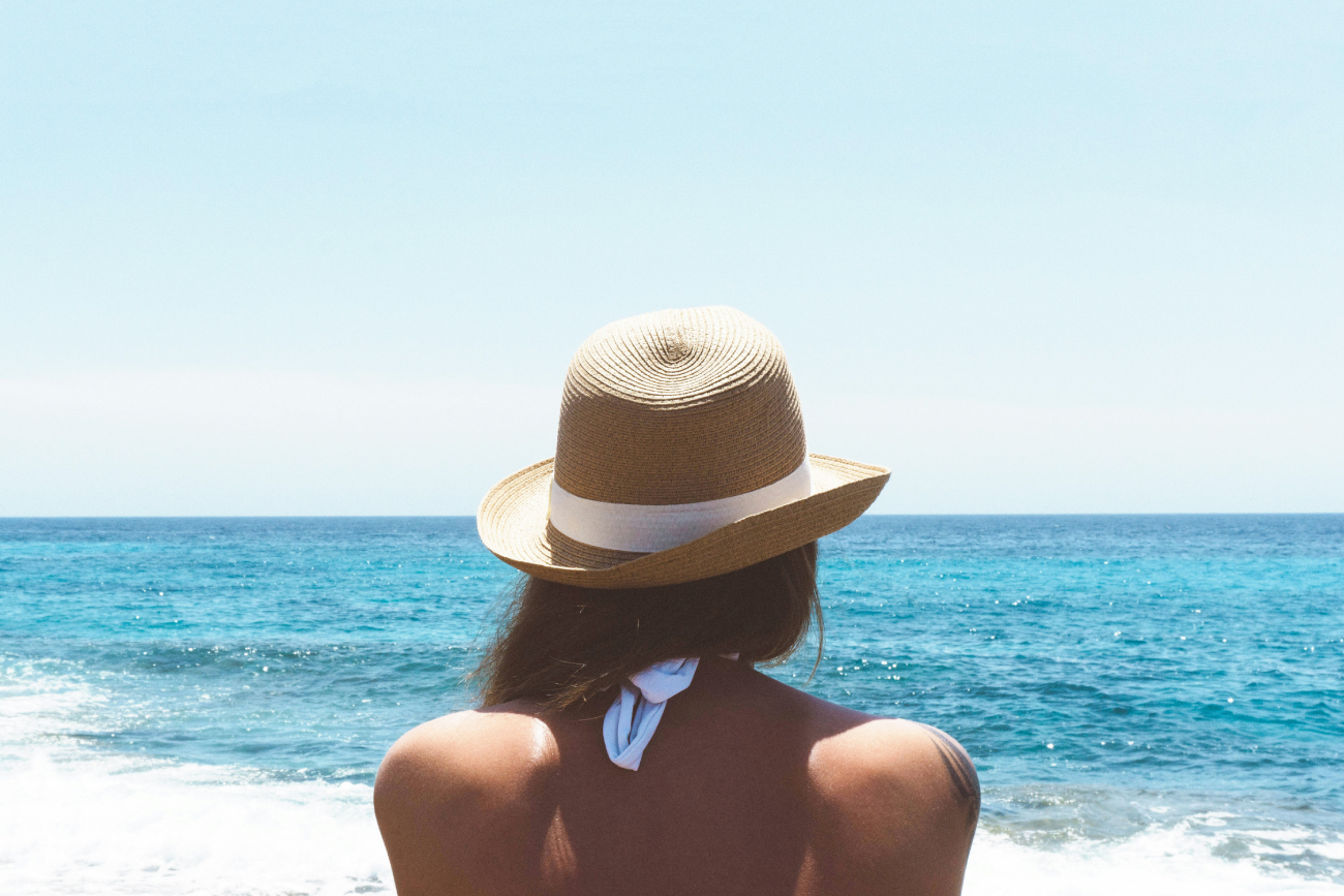 kobieta na plaży