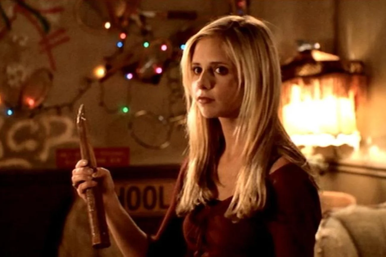 Sarah Michelle Geller w serialu "Buffy: Postrach wampirów".