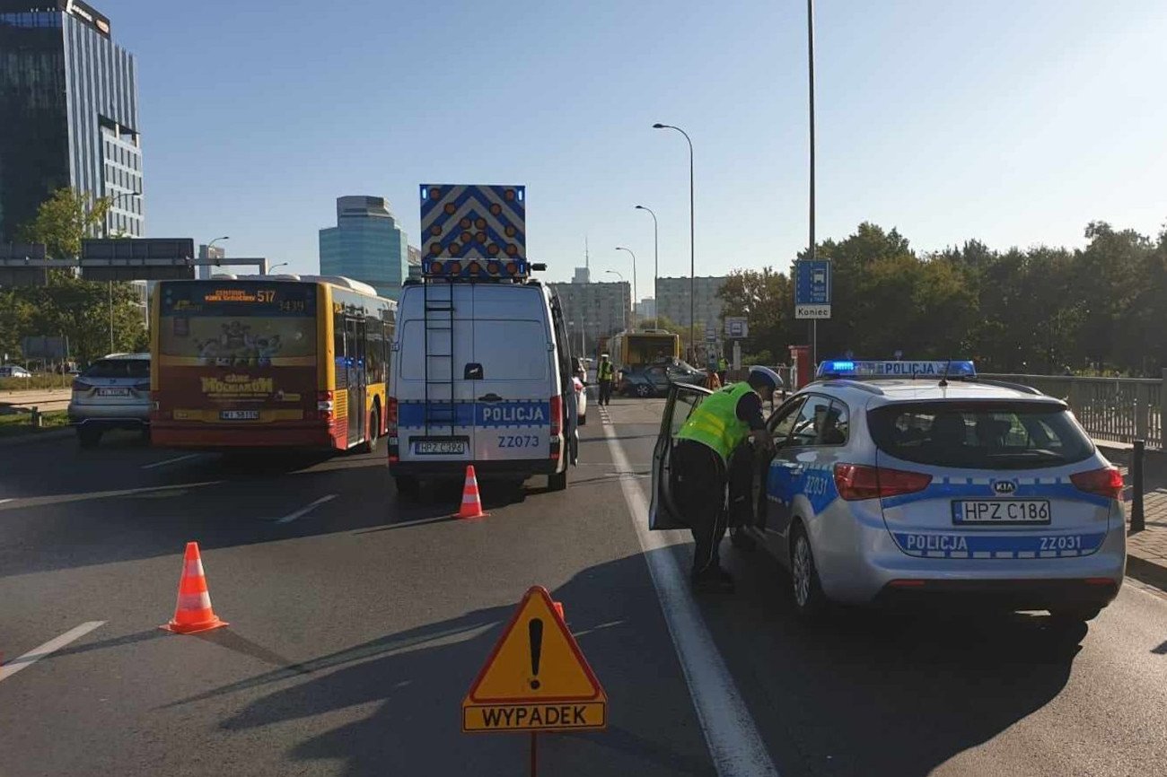 Wypadek koło Dworca Zachodniego w Warszawie, nie żyje jedna osoba