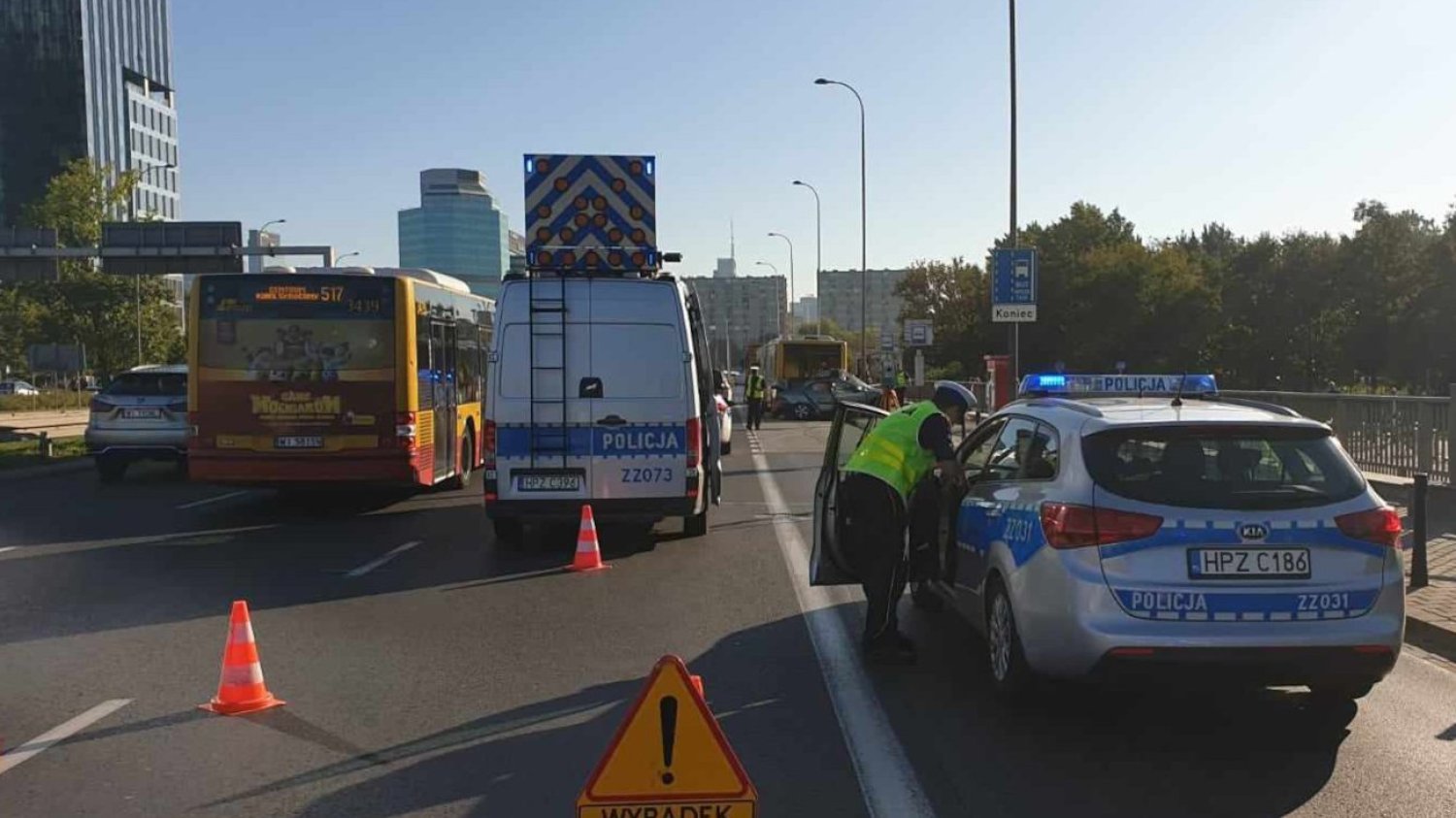 Wypadek koło Dworca Zachodniego w Warszawie, nie żyje jedna osoba
