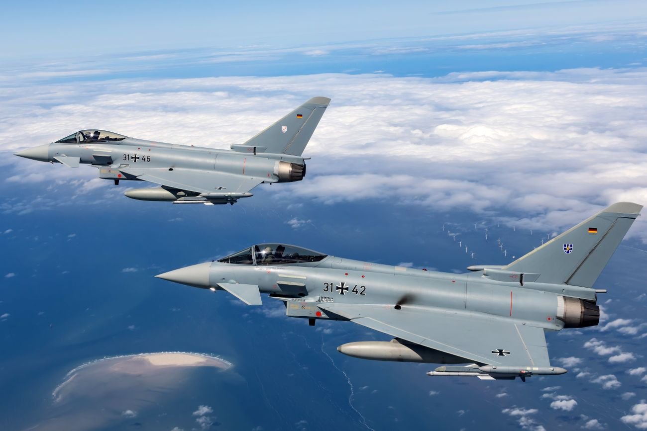 Rosyjski samolot nad Bałtykiem. Tym razem złapały go niemieckie myśliwce