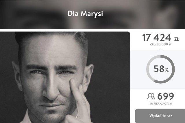 Postanowił pomóc kobiecie i zbiera dla niej pieniądze. Już ma ponad połowę potrzebnej kwoty.