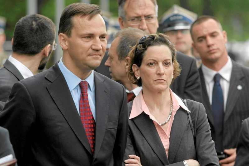 Radosław Sikorski i Anne Applebaum