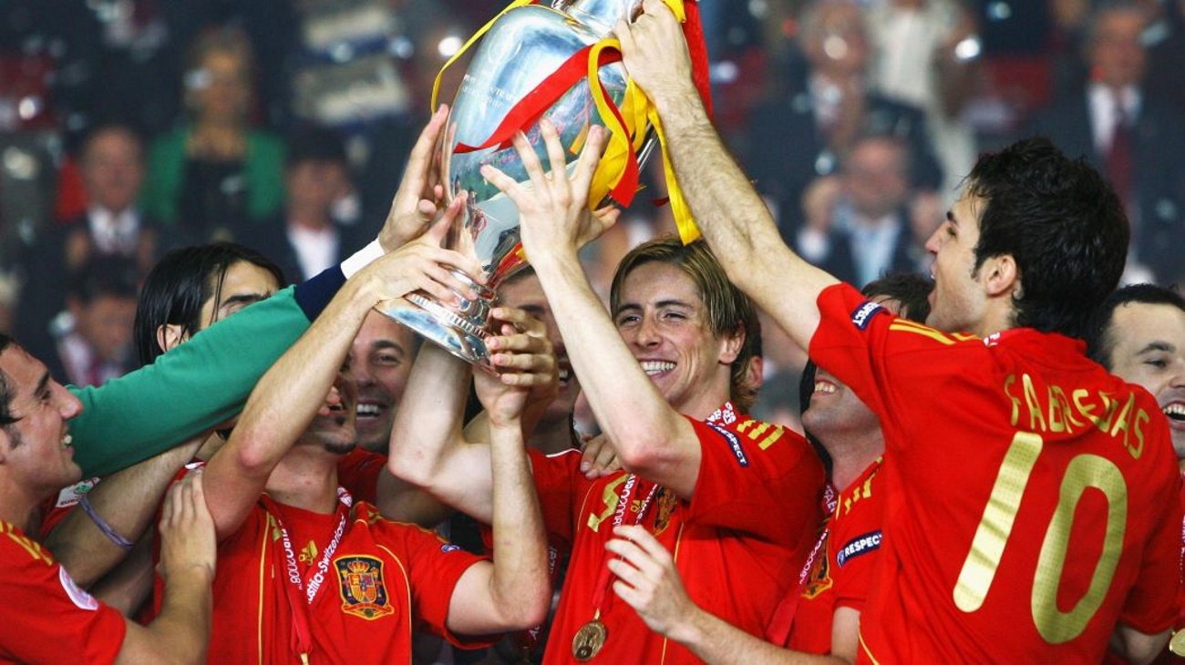 Tak Hiszpanie cieszyli się z wygranej w finale Euro 2008 nad Niemcami