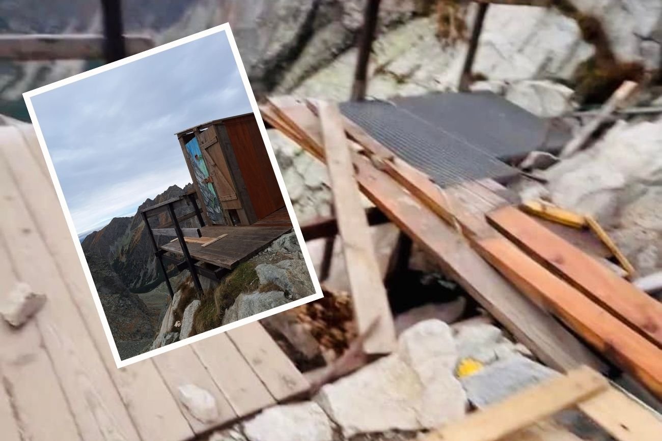 Słynna malowana toaleta została odbudowana bardzo szybko