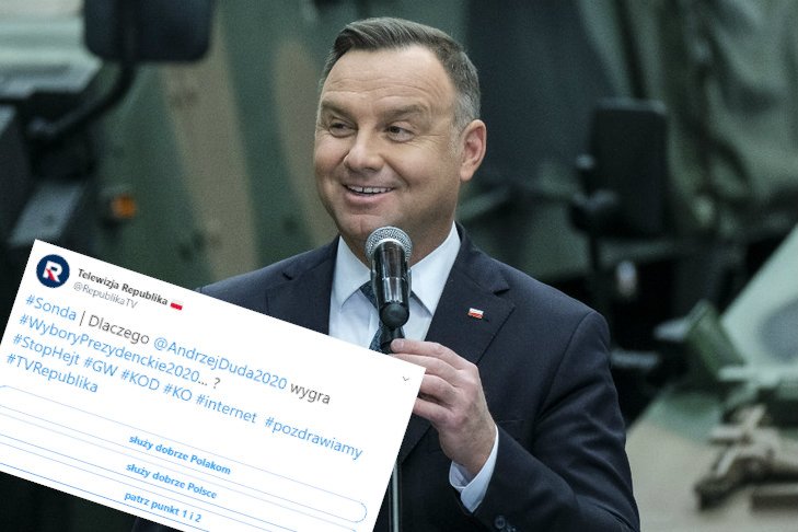 TV Republika zapytała w sondażu, dlaczego Andrzej Duda wygra wybory.