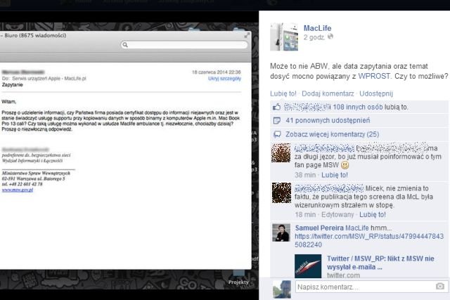 Przypadek? Nie sądzę. Tym razem jednak chodziło tylko o żart.