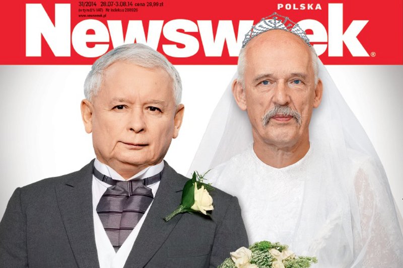 Kaczyński i Korwin-Mikke skazani na polityczne małżeństwo - pisze "Newsweek"