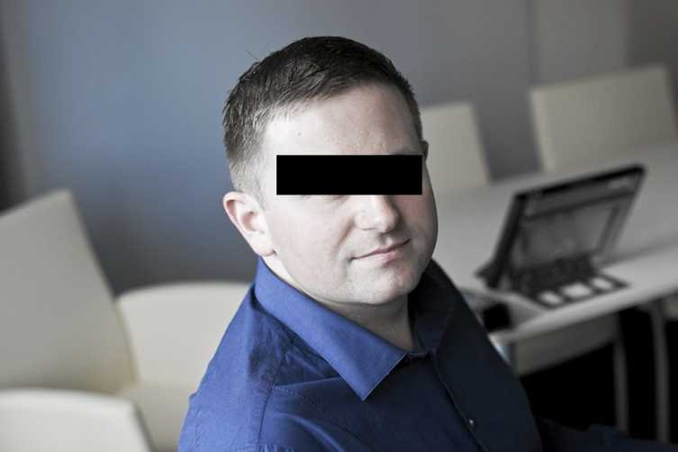 Na zdjęciu Marcin P., założyciel Amber Gold sp. z o.o.