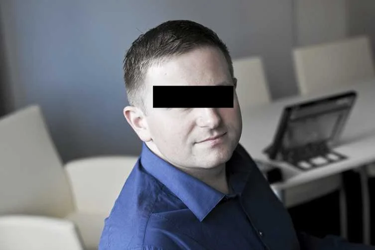 Na zdjęciu Marcin P., założyciel Amber Gold sp. z o.o.