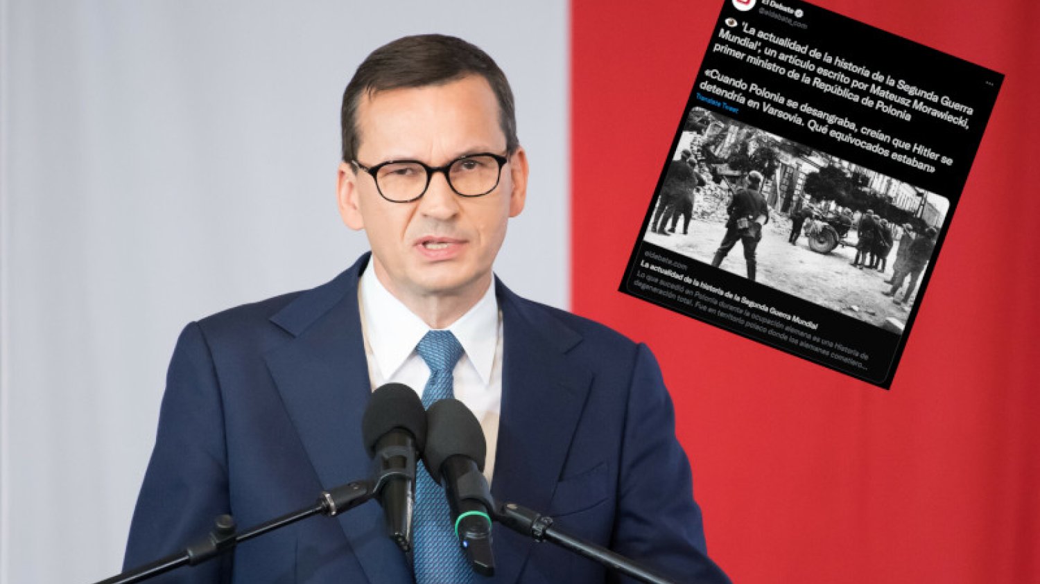 Morawiecki o II wojnie światowej: "Niemcy zamieniły Polskę w piekło"