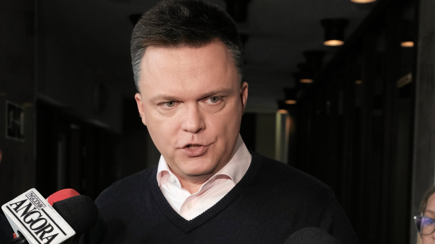 Hołownia na nocnym spotkaniu z PiS. Na miejscu był też Kaczyński
