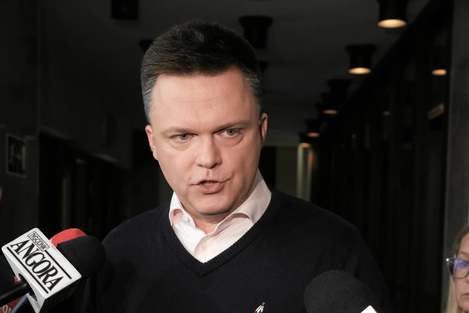 Hołownia na nocnym spotkaniu z PiS. Na miejscu był też Kaczyński