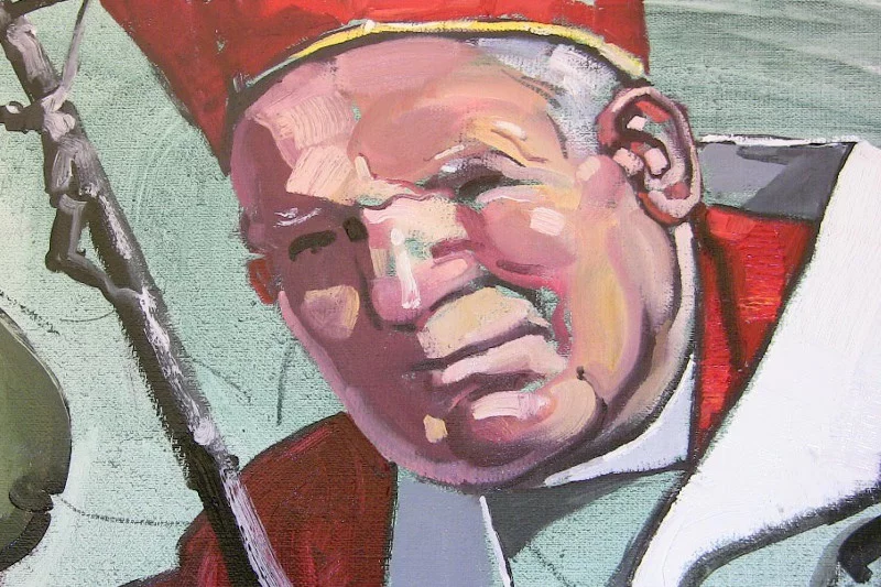 – To jest autentyczny portret papieża w "Bitwie" – mówią artyści.