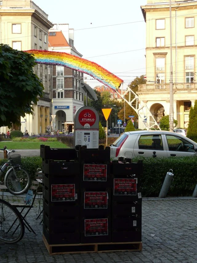 #jedzjablka na Placu Zbawiciela, Warszawa