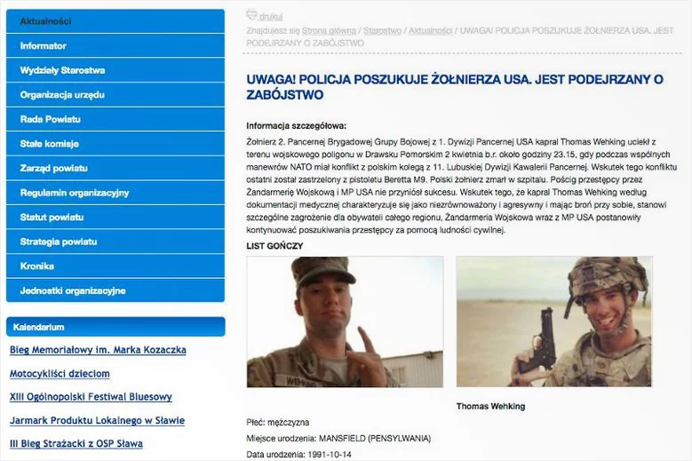 Thomas Wehking ścigany? Fake news o poszukiwanym amerykańskim żołnierzu rozchodzi się z ogromną szybkością.