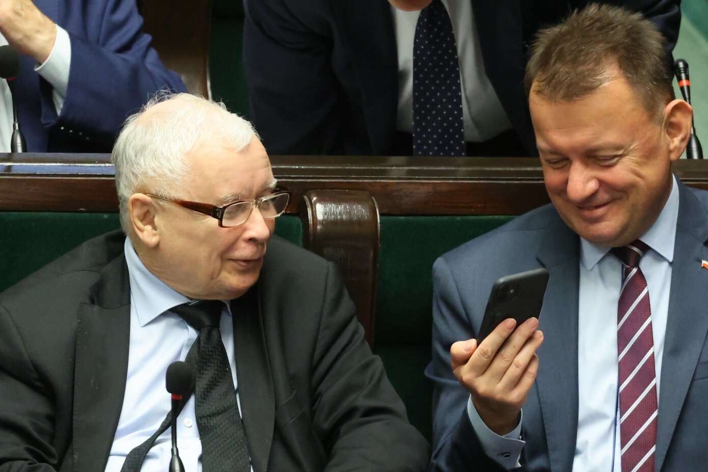 Jarosław Kaczyński w Sejmie.