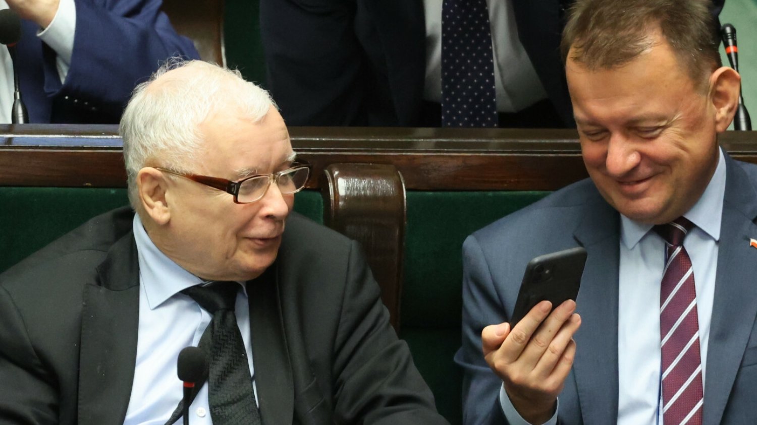 Jarosław Kaczyński w Sejmie.
