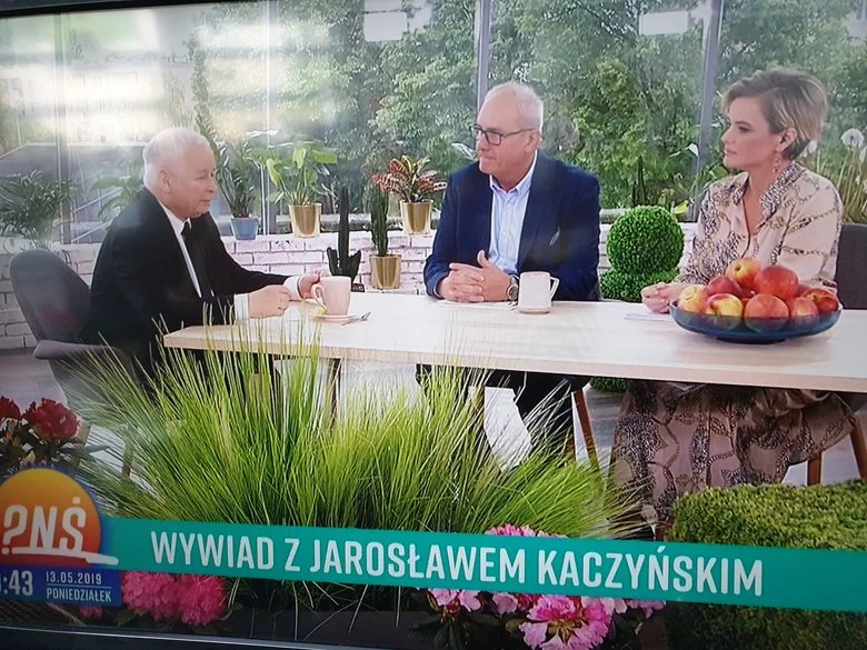 Jarosław Kaczyński w "Pytaniu na śniadanie" w TVP2.