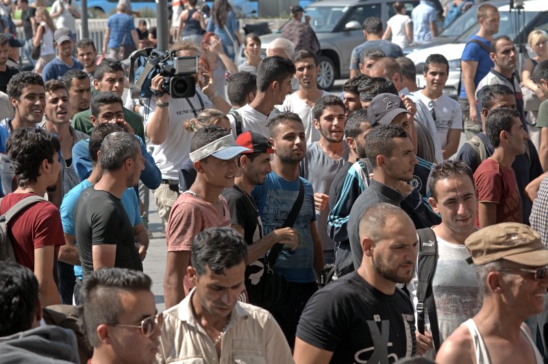 Uchodźcy w Budapeszcie