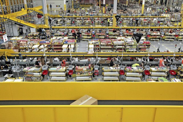 Centrum logistyczne Amazon w Sadach koło Poznania