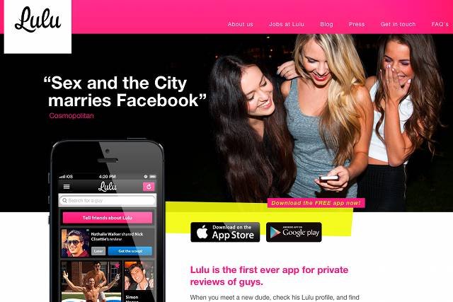 Dzięki Lulu kobiety mogą anonimowo oceniać znanych sobie mężczyzn