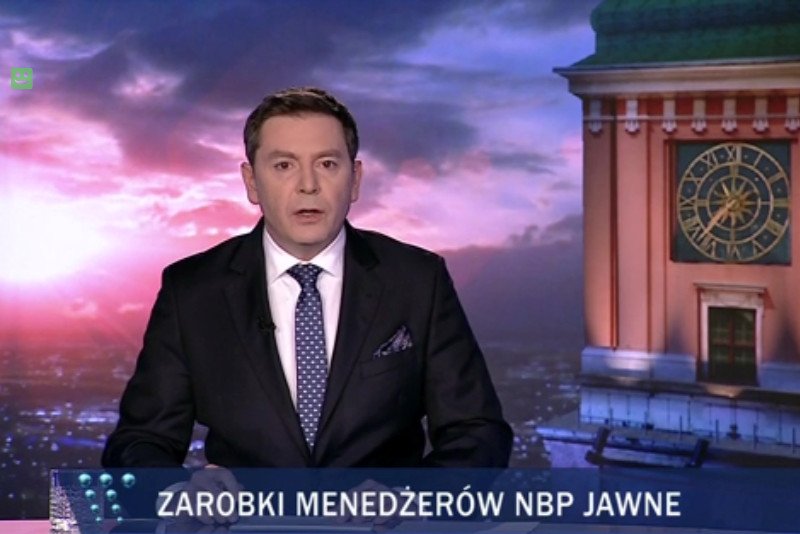W "Wiadomościach" podano informację o ujawnieniu zarobków w NBP, ale tak, żeby nie kłuć w oczy wysokością pensji Wojciechowskiej i Sukiennik.