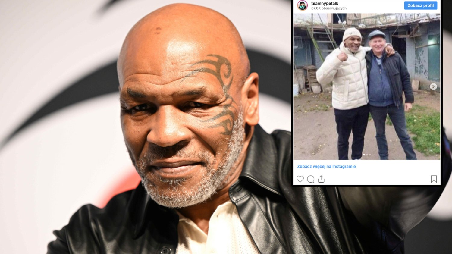 Mike Tyson w Polsce. Amerykański bokser przyleciał po gołębie?