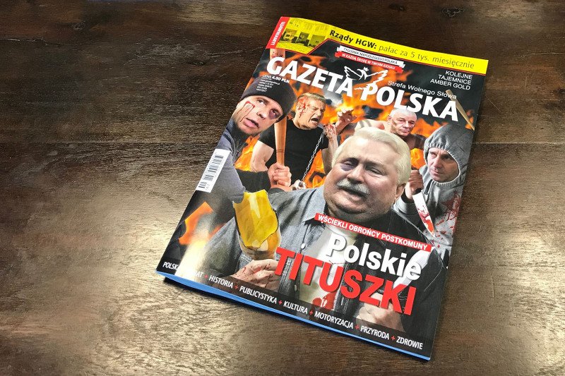 Oto jutrzejsza okładka "Gazety Polskiej". I nie, nie jest to fake news.