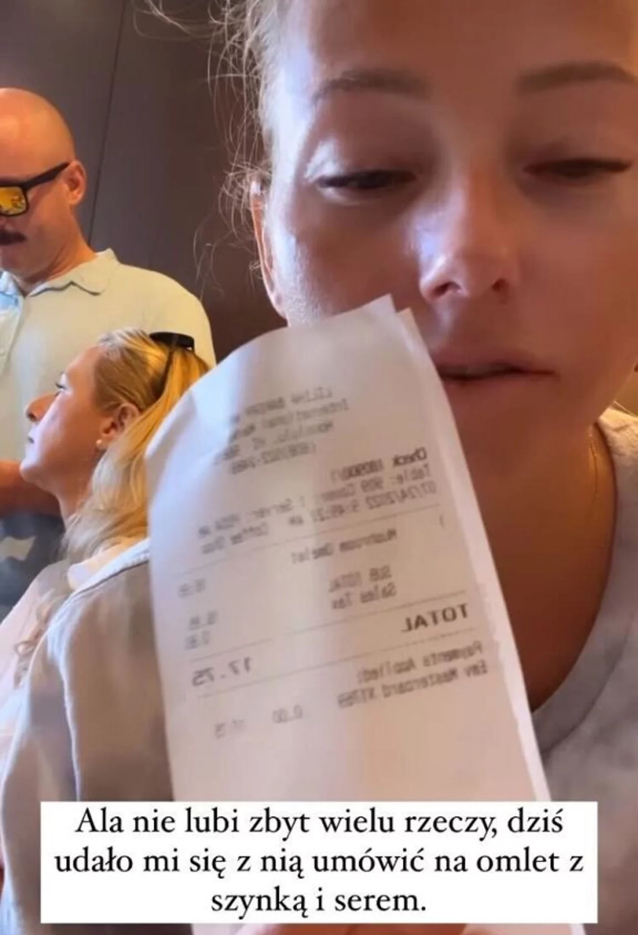 Agata Rubik pokazała paragon za omlet na Hawajach