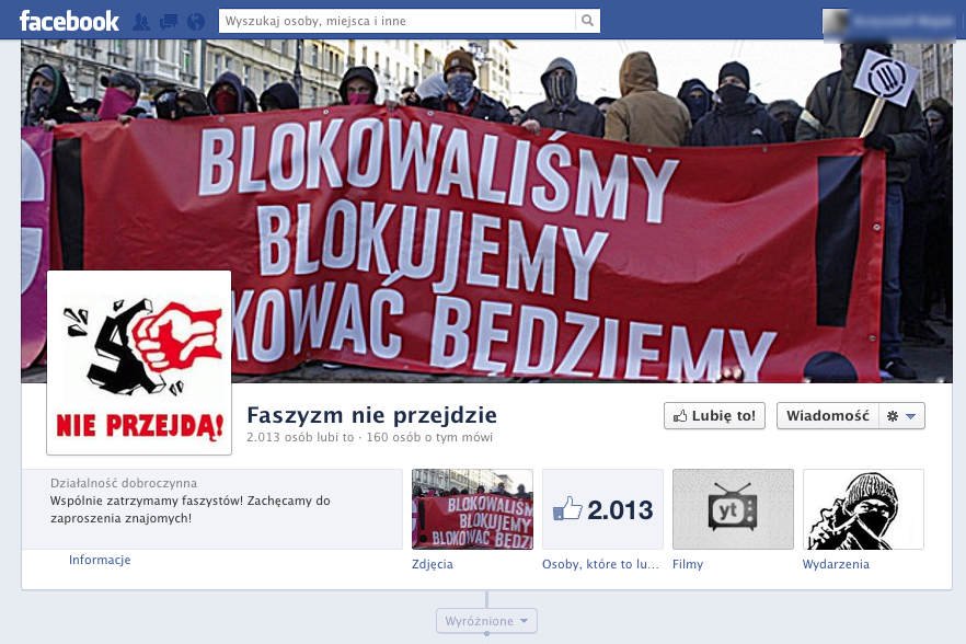 Lewicowi antyfaszyści zapowiadają blokadę Marszu Niepodległości.