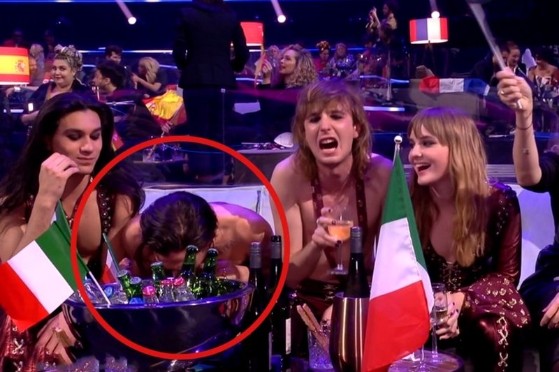 Wokalista Måneskin oskarżony o branie kokainy podczas Eurowizji [WIDEO]