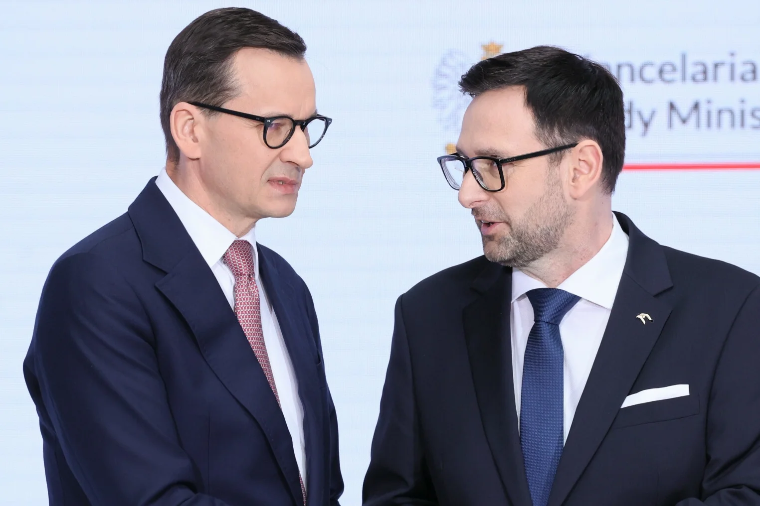 Daniel Obajtek i Mateusz Morawiecki