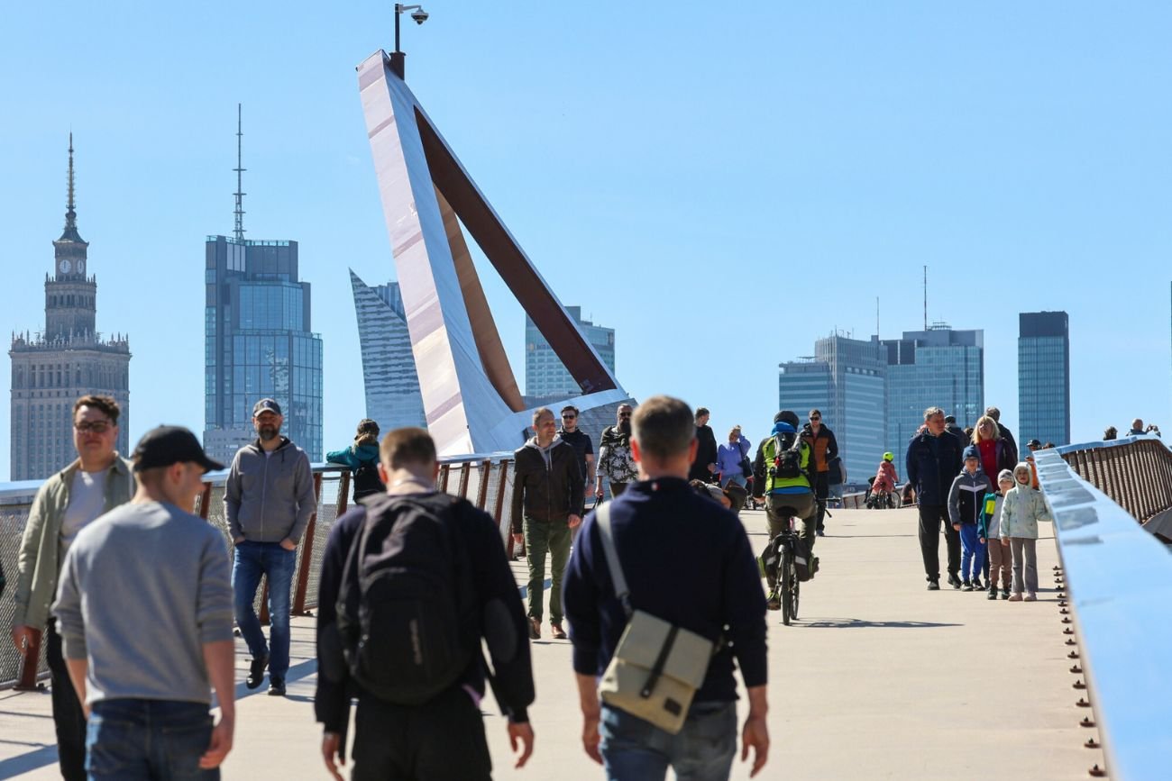 Most pieszo-rowerowy w Warszawie