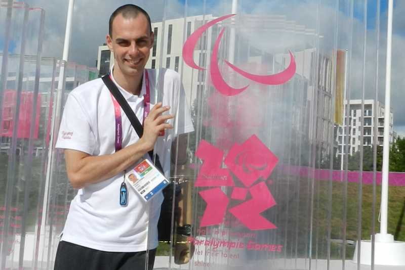 Krzysztof Paterka, jeden z reprezentantów Polski na Igrzyskach Paraolimpijskich w Londynie