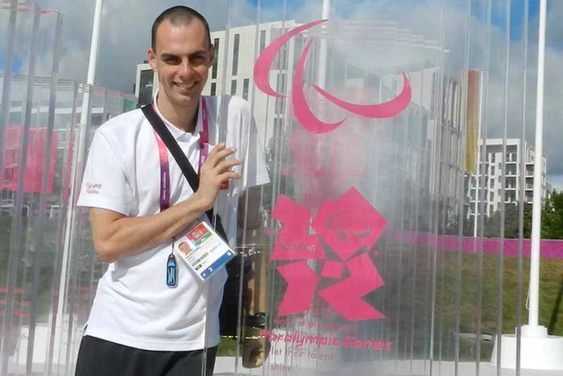 Krzysztof Paterka, jeden z reprezentantów Polski na Igrzyskach Paraolimpijskich w Londynie