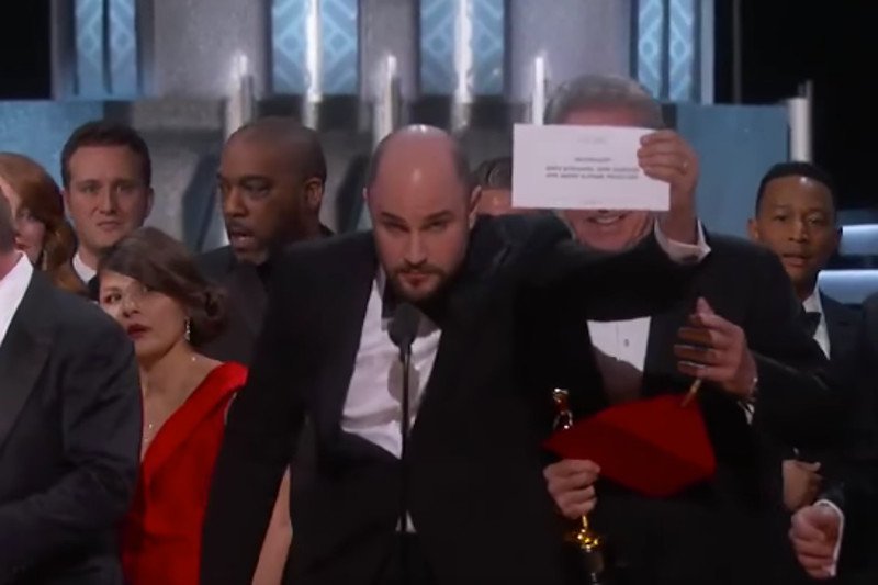 Myśleliście, że pomylenie "Moonlight" z "La La Land" to największa wpadka Oskarów? Niestety, stało się coś gorszego